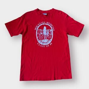 80s Hanes‎ Beefy-T Red Mountain Medicine '89 TShirt